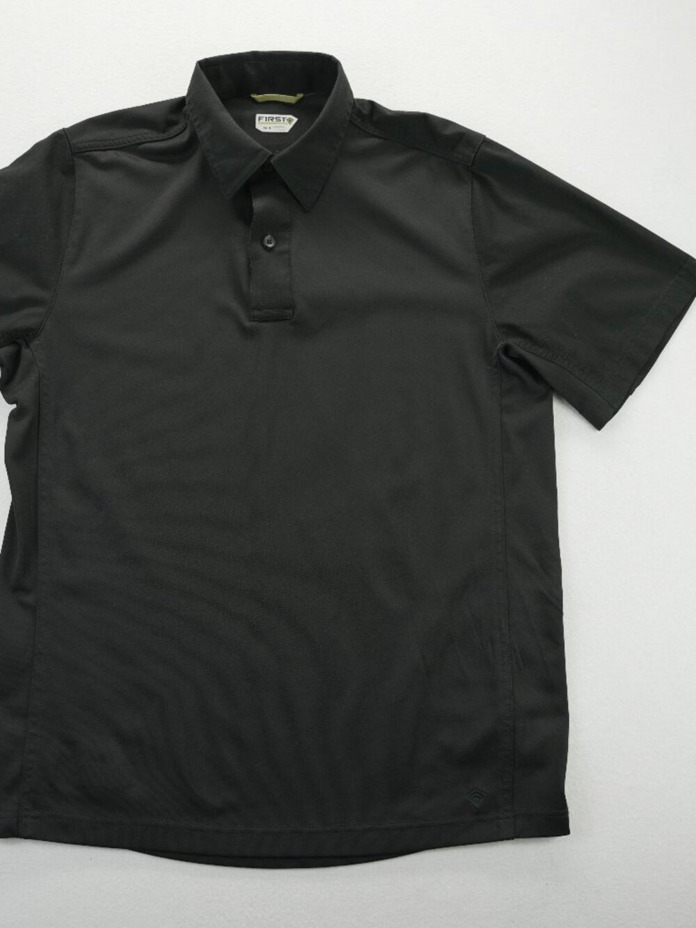 FIRST TACTICAL Polo Shirt Mens M REG Black‎ Short Sleeve Performance Work